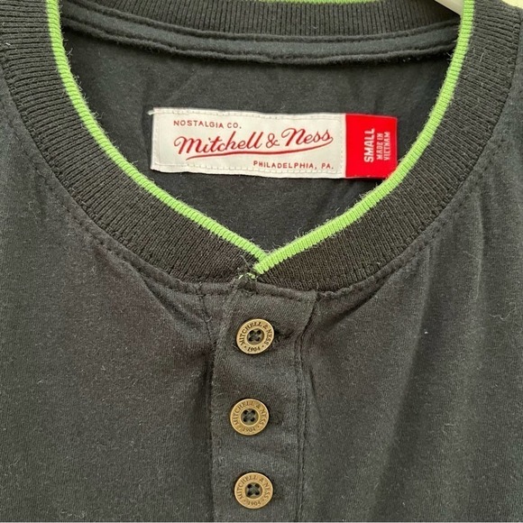 Mitchell & Ness Tampa Bay Devil Rays Cooperstown Collection Henley T Shirt Sz S - Picture 3 of 5